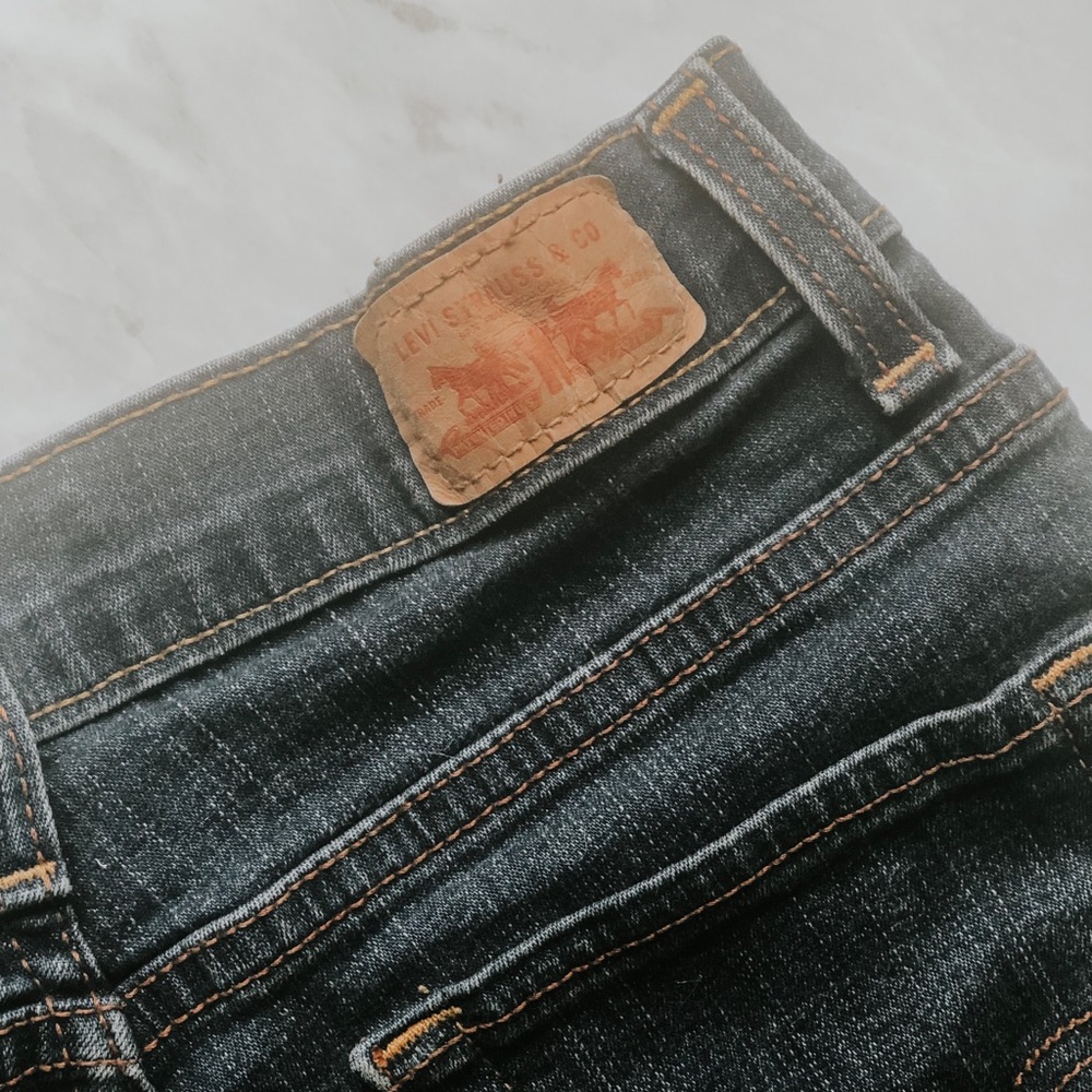 Levi Strauss Bootcut Cut-Off Jeans